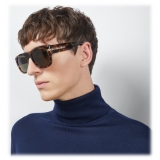 Gucci - Occhiale da Sole Quadrati - Tartaruga Grigio - Gucci Eyewear