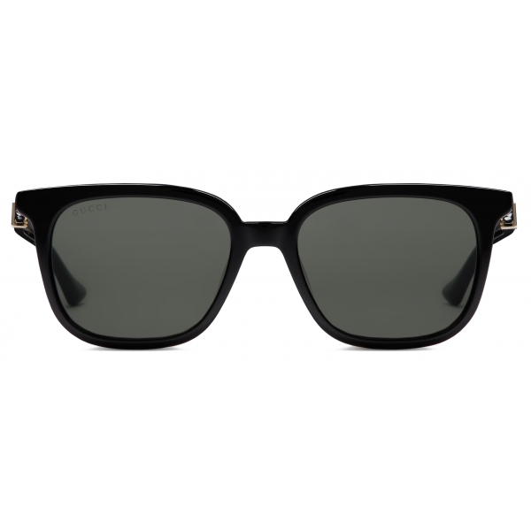 Gucci - Square Sunglasses - Black Grey - Gucci Eyewear - Avvenice