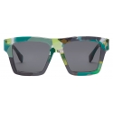 Gucci - Square Sunglasses - Tortoiseshell Green Grey - Gucci Eyewear