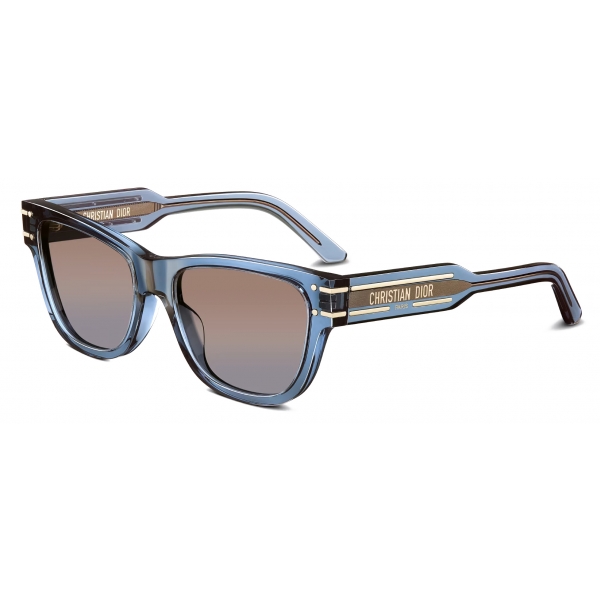 Dior - Sunglasses - DiorSignature S6U - Transparent Blue - Dior Eyewear