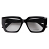 Bottega Veneta - Occhiali da Vista Quadrati in Acetato - Nero Trasparente - Bottega Veneta Eyewear