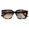 Bottega Veneta - Square Optical Glasses in Acetate - Havana Transparent - Bottega Veneta Eyewear