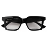 Bottega Veneta - Occhiali da Vista Quadrati in Acetato Riciclato - Nero Trasparente - Bottega Veneta Eyewear