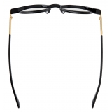 Bottega Veneta - Panthos Optical Glasses in Forte Recycled Acetate - Black Transparent - Bottega Veneta Eyewear