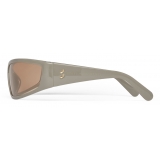 Stella McCartney - Rectangular Sunglasses - Shiny Truffle - Sunglasses - Stella McCartney Eyewear