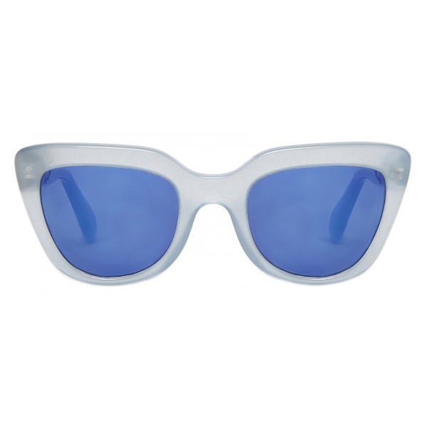 Stella McCartney - Mini Me Sunglasses - Shiny Milky Light Blue ...