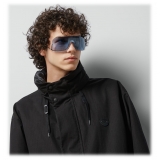 Gucci - Occhiale da Sole a Mascherina - Argento Blu - Gucci Eyewear