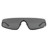 Gucci - Mask Sunglasses - Silver Grey - Gucci Eyewear