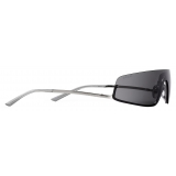 Gucci - Mask Sunglasses - Silver Grey - Gucci Eyewear
