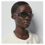 Gucci - Occhiale da Sole a Mascherina - Argento Grigio - Gucci Eyewear