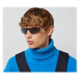 Gucci - Mask Sunglasses - Silver Grey - Gucci Eyewear