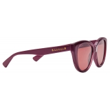 Gucci - Occhiale da Sole Cat Eye - Bordeaux Marrone - Gucci Eyewear