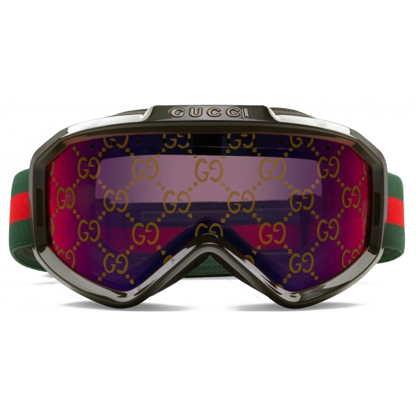 Gucci - Ski Goggles - Green Red - Gucci Eyewear