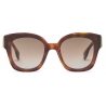 Fendi - Fendi First - Square Sunglasses - Havana Gradient Brown - Sunglasses - Fendi Eyewear