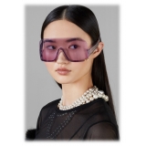 Gucci - Mask Sunglasses - Lilac - Gucci Eyewear