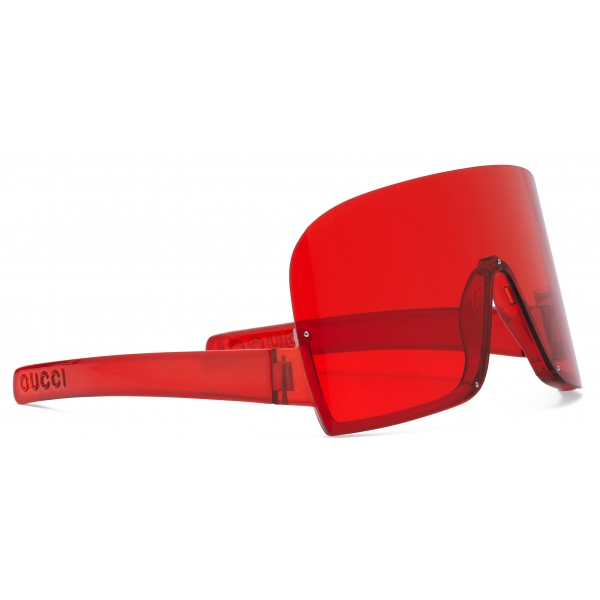 Gucci - Mask Sunglasses - Red - Gucci Eyewear