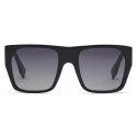 Fendi - Baguette - Oversize Square Sunglasses - Black Grey - Sunglasses - Fendi Eyewear