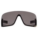 Gucci - Mask Sunglasses - Black Grey - Gucci Eyewear