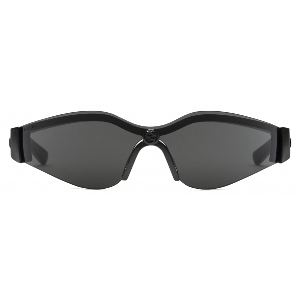 Gucci - Mask Sunglasses - White Grey - Gucci Eyewear