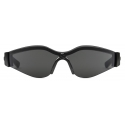 Gucci - Mask Sunglasses - White Grey - Gucci Eyewear