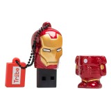 Tribe - Iron Man - Marvel - Chiavetta di Memoria USB 16 GB - Pendrive - Archiviazione Dati - Flash Drive
