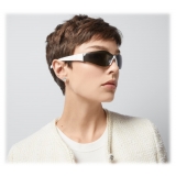 Gucci - Mask Sunglasses - White Grey - Gucci Eyewear