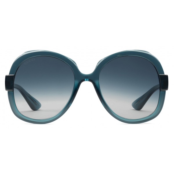 Gucci - Occhiale da Sole Rotondi - Blu - Gucci Eyewear