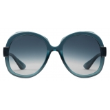 Gucci - Round Sunglasses - Blue - Gucci Eyewear