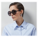 Gucci - Occhiale da Sole Rotondi - Tartarugato Nero Viola - Gucci Eyewear