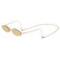 Fendi - Baguette - Occhiali da Sole Ovale - Oro - Occhiali da Sole - Fendi Eyewear