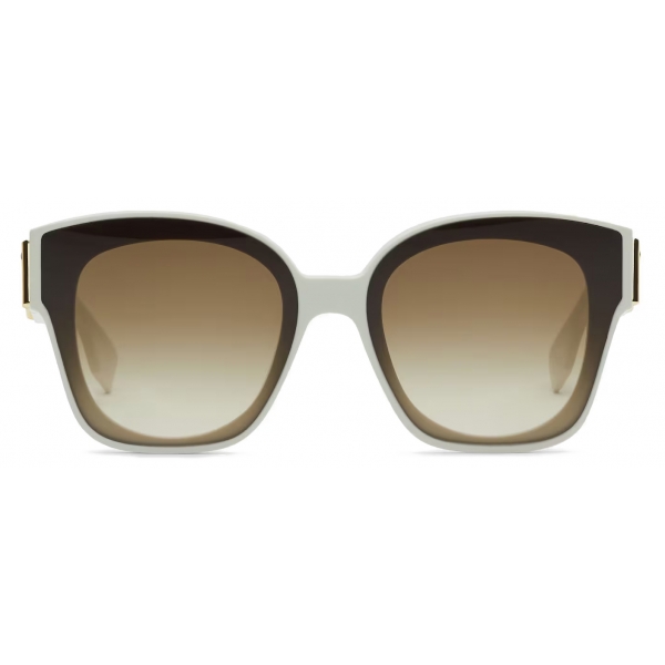 Fendi - Fendi First - Square Sunglasses - White Gradient Brown - Sunglasses - Fendi Eyewear