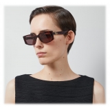 Gucci - Occhiale da Sole Rettangolari - Tartaruga Marrone - Gucci Eyewear