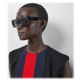 Gucci - Occhiale da Sole Rettangolari - Nero Grey - Gucci Eyewear