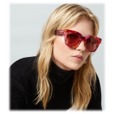 Gucci - Square Sunglasses - Tortoiseshell Pink Red - Gucci Eyewear