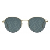 Fendi - Fendi Travel - Occhiali da Sole Rotondi - Oro Blu - Occhiali da Sole - Fendi Eyewear