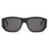 Fendi - FF - Rectangular Sunglasses - Black Grey - Sunglasses - Fendi Eyewear