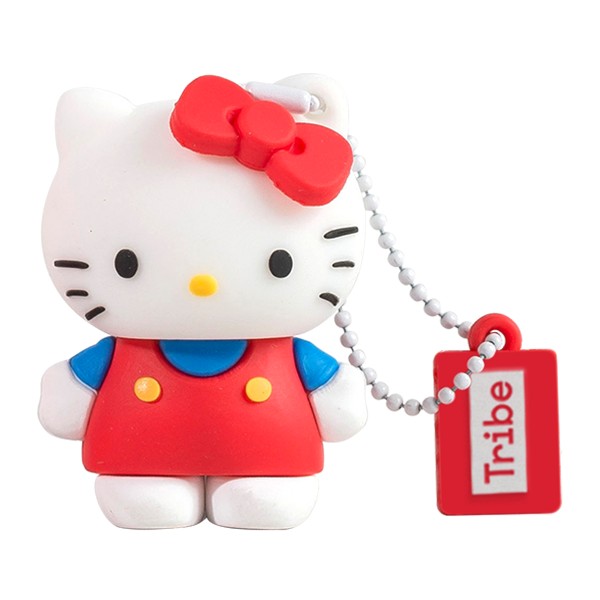 Tribe - Hello Kitty Classic - Hello Kitty - Chiavetta di Memoria USB 8 GB - Pendrive - Archiviazione Dati - Flash Drive