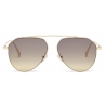 Fendi - Fendi Travel - Occhiali da Sole Squadrata - Oro Marrone - Occhiali da Sole - Fendi Eyewear