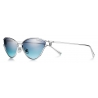 Tiffany & Co. - Cat Eye Sunglasses - Silver Tiffany Blue® - Tiffany T Collection - Tiffany & Co. Eyewear