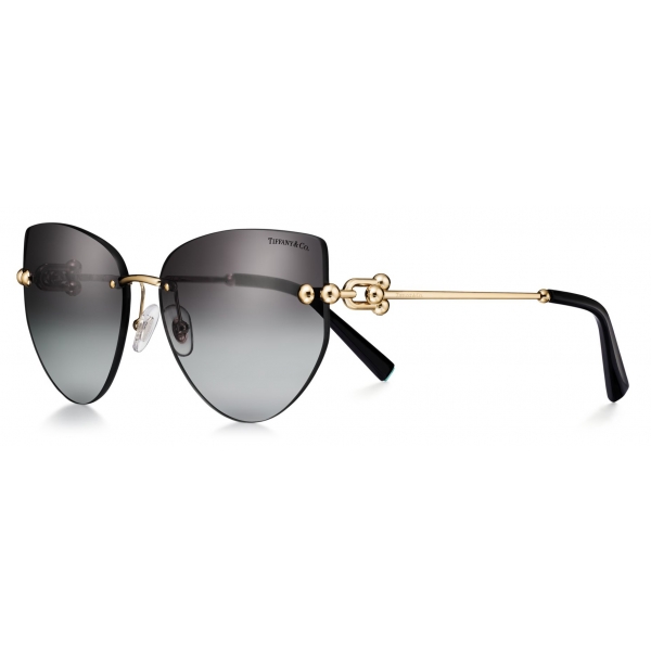 Tiffany & Co. - Butterfly Sunglasses - Light Gold Gray - Tiffany HardWear Collection - Tiffany & Co. Eyewear