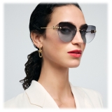 Tiffany & Co. - Butterfly Sunglasses - Light Gold Gray - Tiffany HardWear Collection - Tiffany & Co. Eyewear