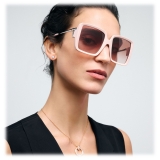 Tiffany & Co. - Occhiale da Sole Quadrati - Rosa - Collezione Tiffany T - Tiffany & Co. Eyewear