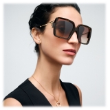 Tiffany & Co. - Occhiale da Sole Quadrati - Tartaruga Marrone - Collezione Tiffany T - Tiffany & Co. Eyewear