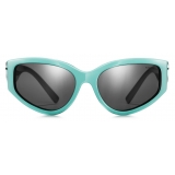 Tiffany & Co. - Irregular Shape Sunglasses - Tiffany Blue® Dark Gray - Return to Tiffany Collection - Tiffany & Co. Eyewear