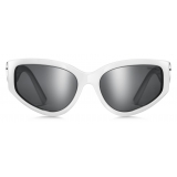 Tiffany & Co. - Irregular Shape Sunglasses - White Dark Gray - Return to Tiffany Collection - Tiffany & Co. Eyewear