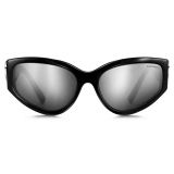Tiffany & Co. - Irregular Shape Sunglasses - Black Gray - Return to Tiffany Collection - Tiffany & Co. Eyewear