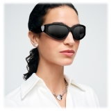 Tiffany & Co. - Occhiale da Sole Forma Irregolare - Nero Grigio - Collezione Return to Tiffany - Tiffany & Co. Eyewear
