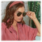 Linda Farrow - Abel Aviator Sunglasses in Tortoiseshell - LFL1118C2SUN - Linda Farrow Eyewear