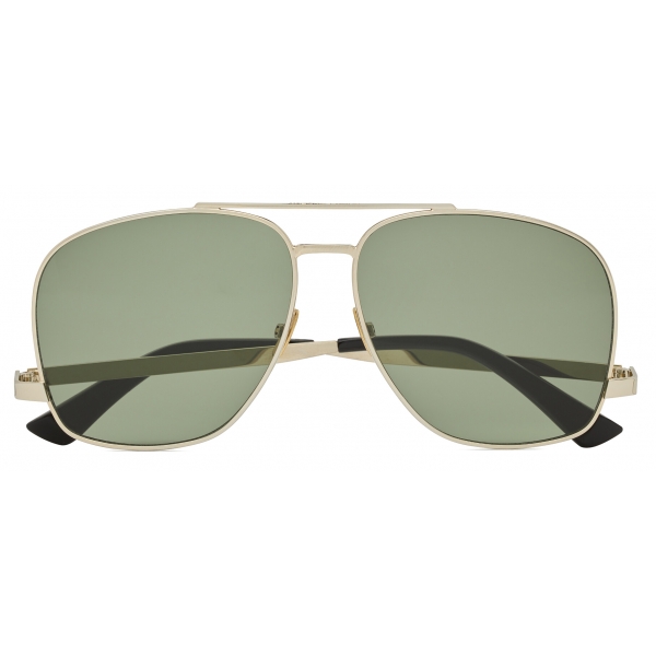 Yves Saint Laurent - Occhiali da Sole SL 653 Leon - Oro Chiaro Verde - Saint Laurent Eyewear