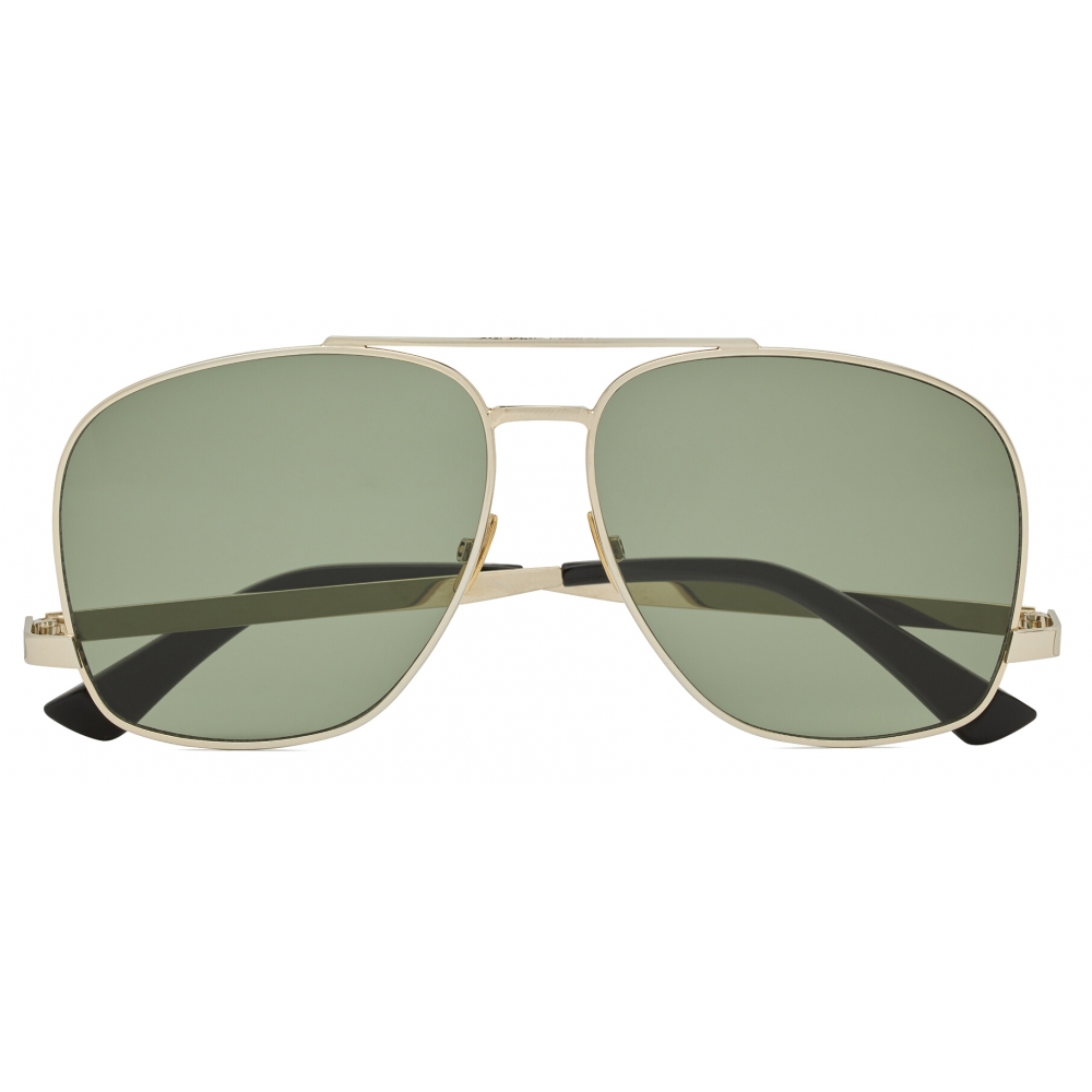 Yves Saint Laurent - SL 653 Leon Sunglasses - Light Gold Green ...